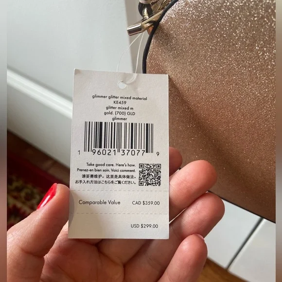 NWT Glitter Crossbody Bag - Picture 8 of 8